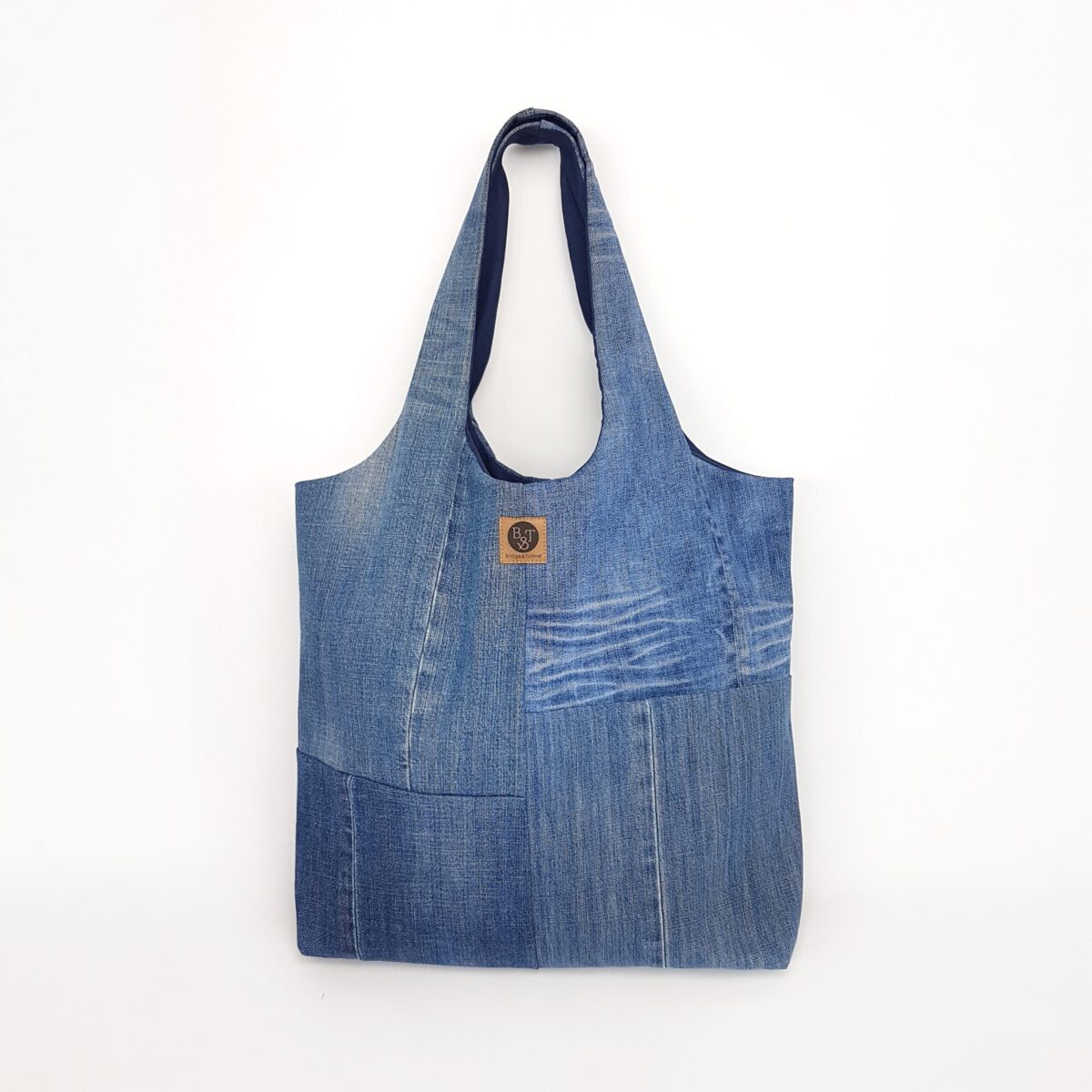 Shopper boho Customized aus deinen Jeans