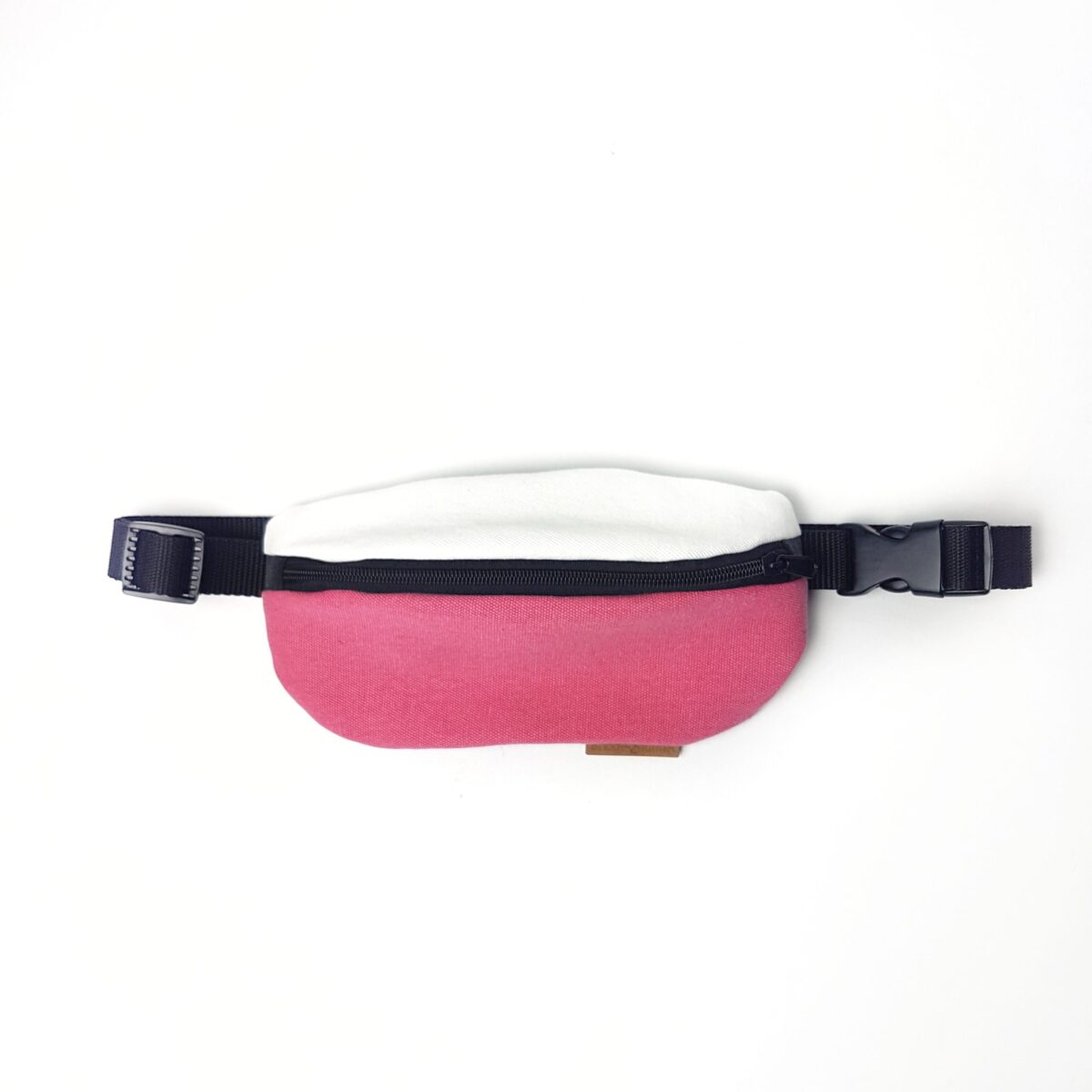 Bumbag Yolo weiß/pink