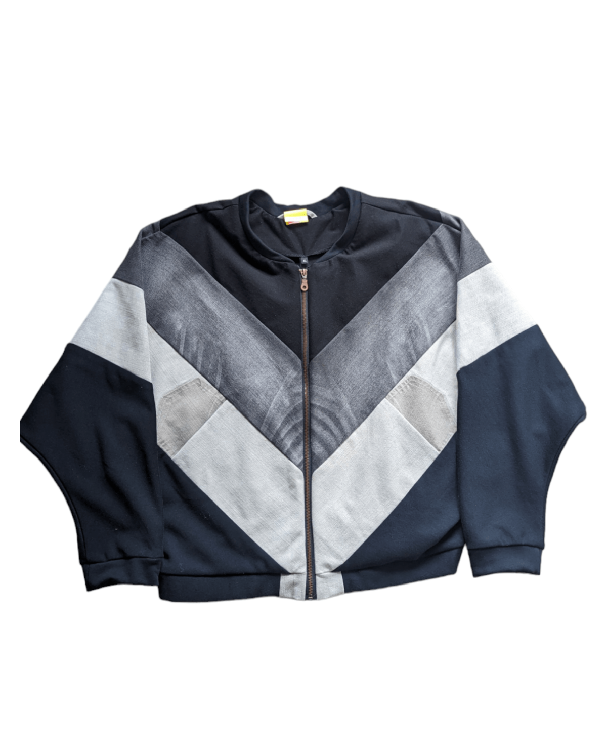 Blouson aus Denim Patchwork