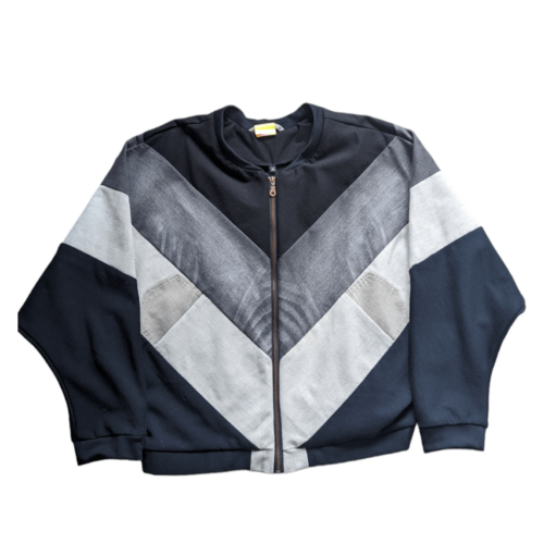 Blouson aus Denim Patchwork