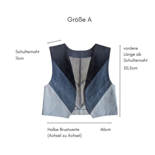 Weste minimal blue - A