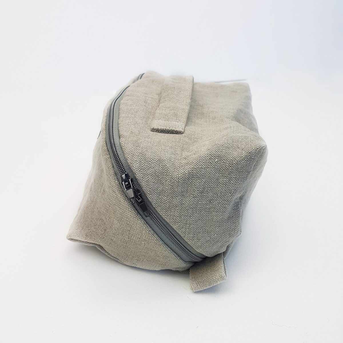 Kosmetiktasche Leinen pure Unikat