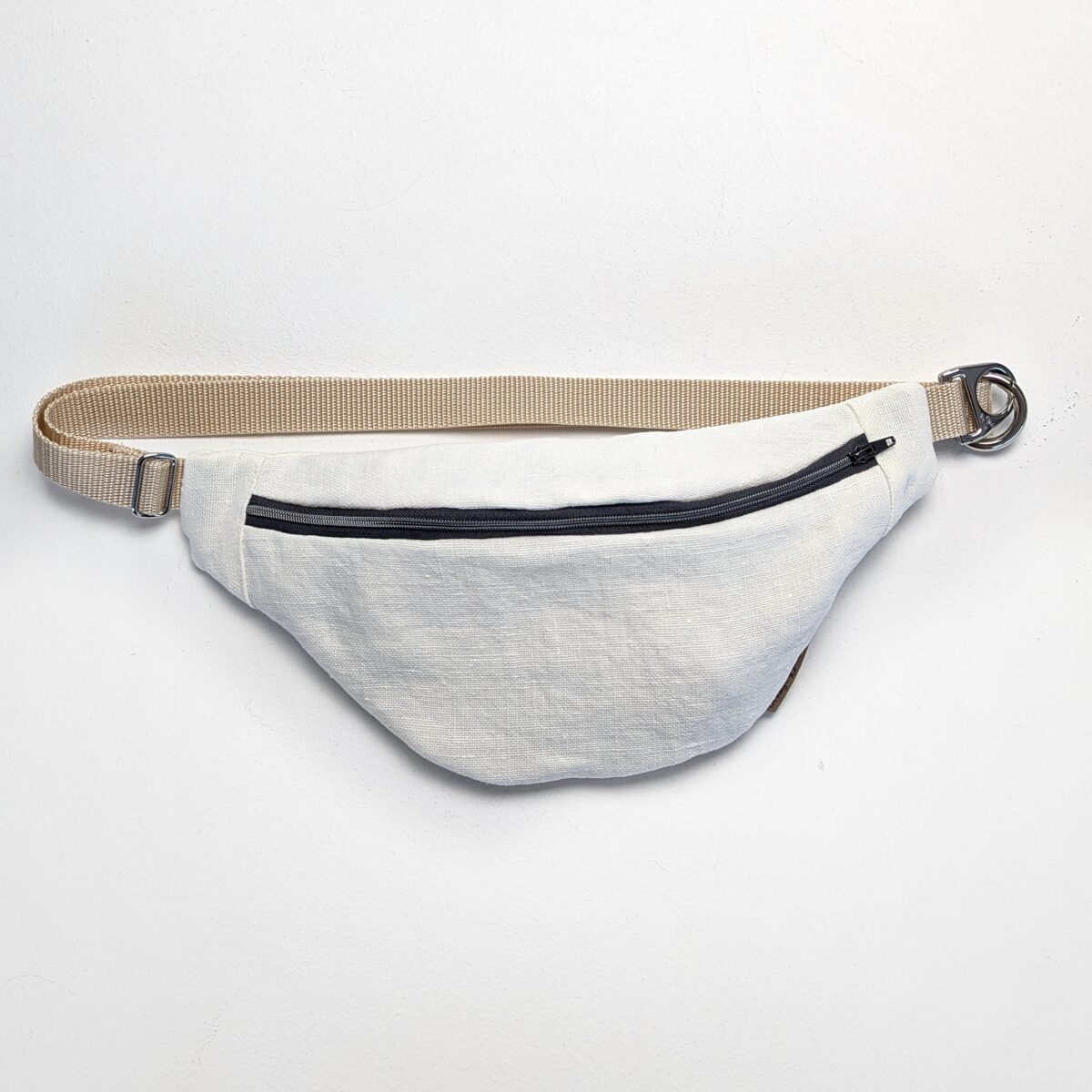Hipbag Leinen cream