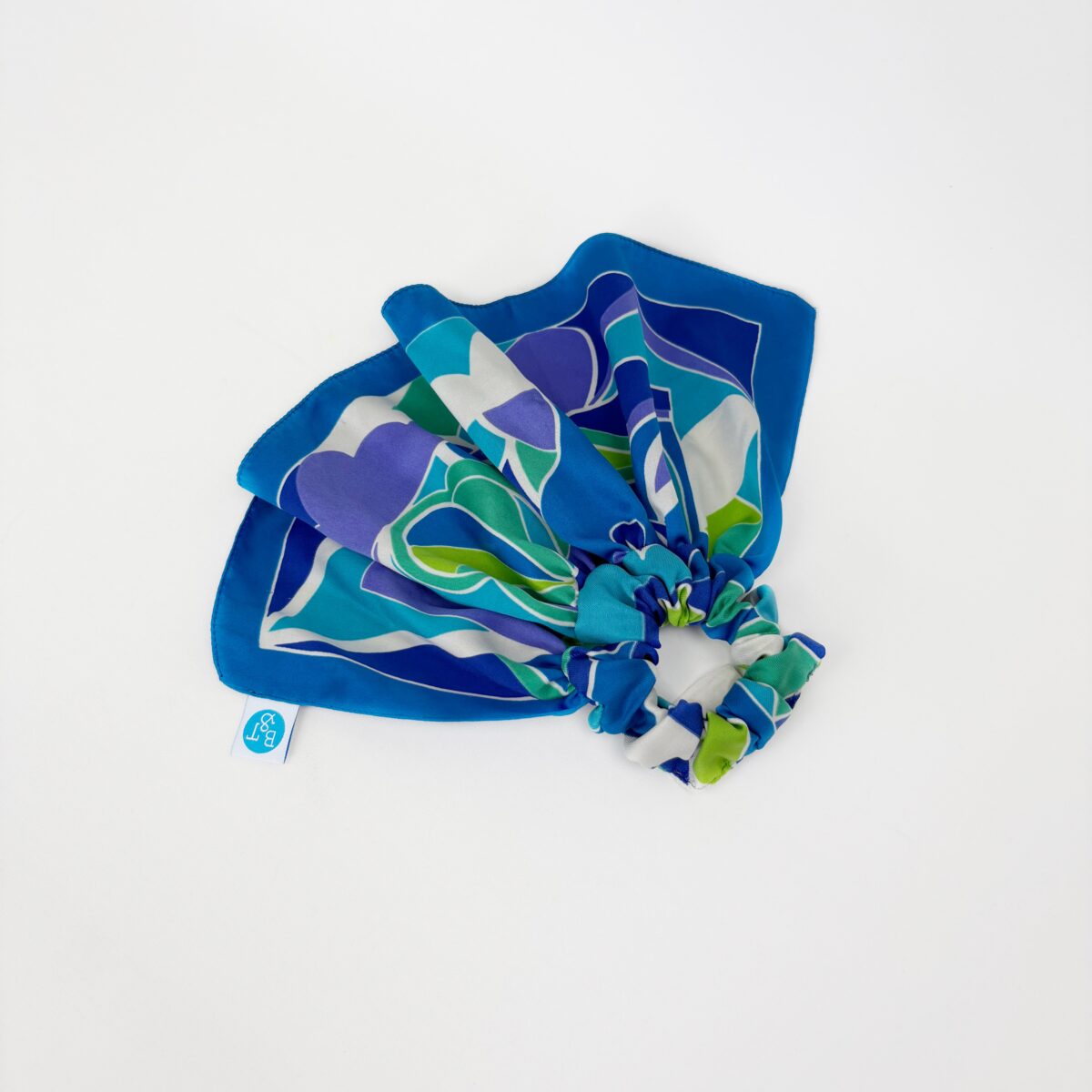 Scrunchie Remix mit Tuch
