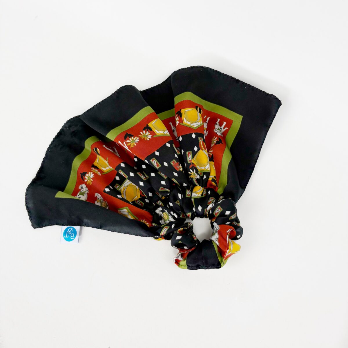 Scrunchie Remix mit Tuch