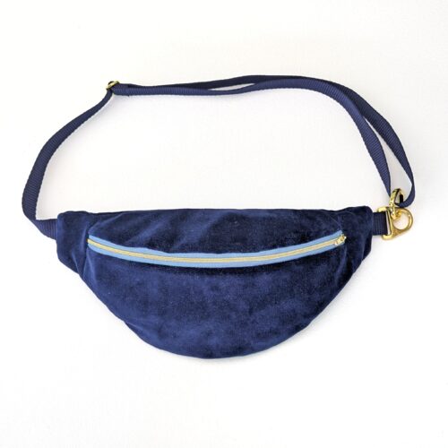 Hipbag sparkle blue
