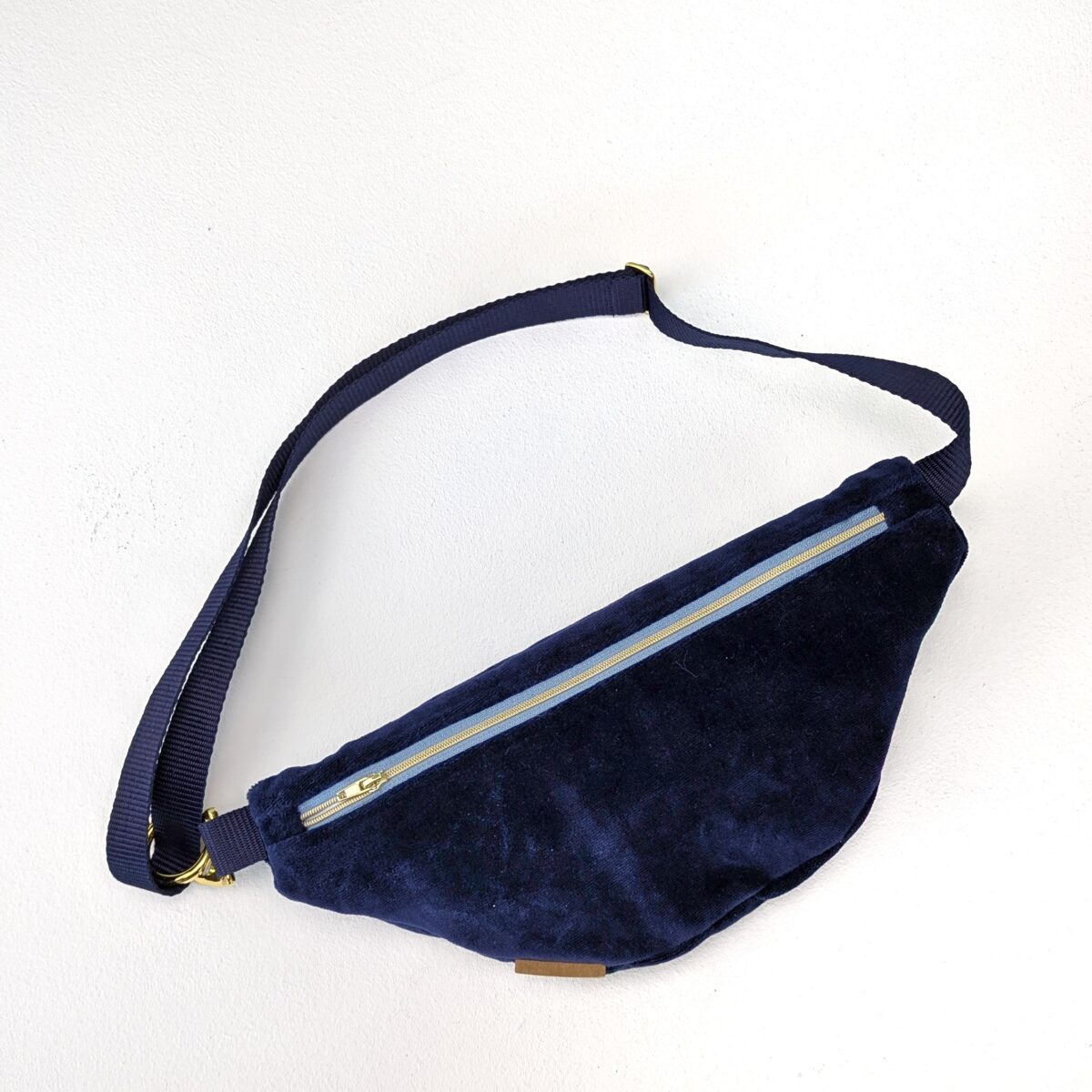 Hipbag sparkle blue