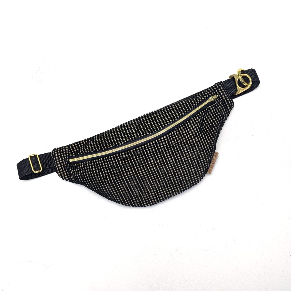 Hipbag sparkle black
