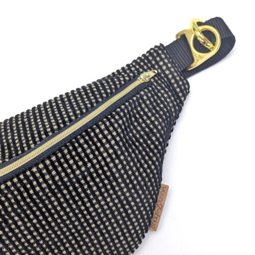Hipbag sparkle black
