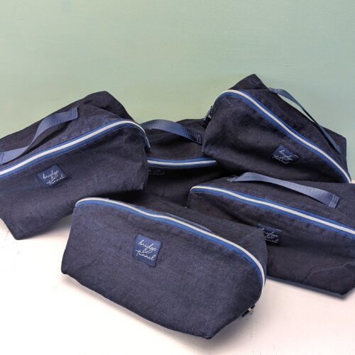 Kosmetiktasche Denim raw - Archive Sale