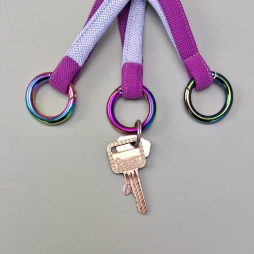 Schlüsselband Colorido Lissabon pink hellblau