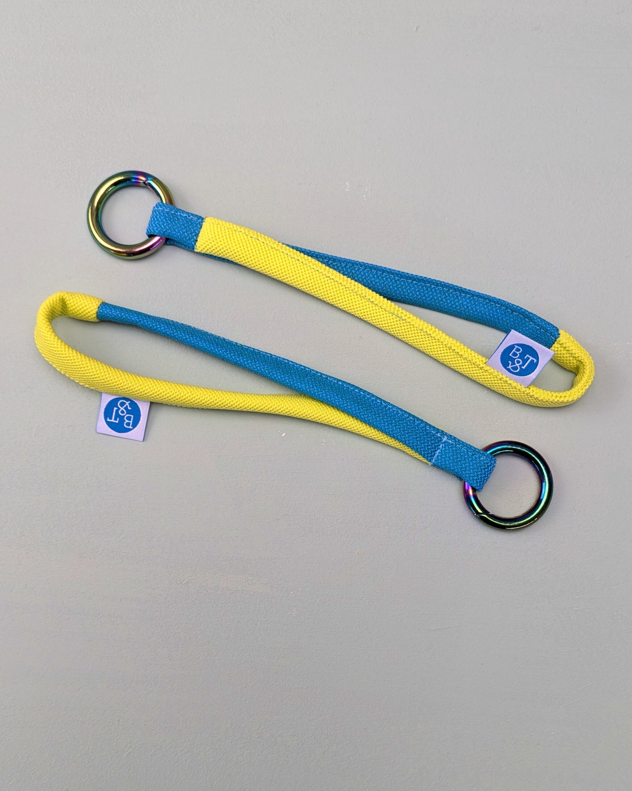 Schlüsselband Colorido Rimini blau gelb