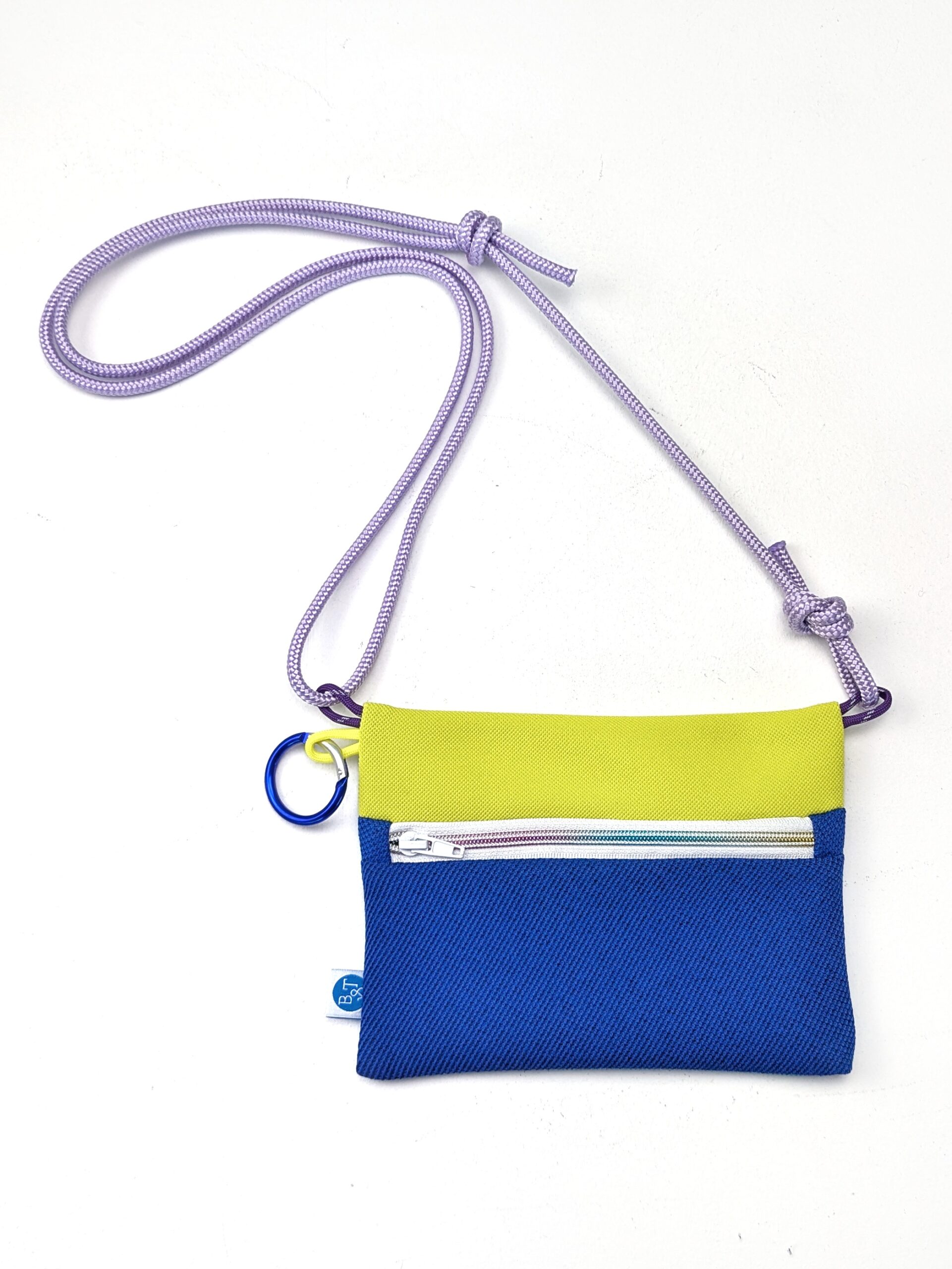 sling bag Colorido Rimini Rückseite gelb blau