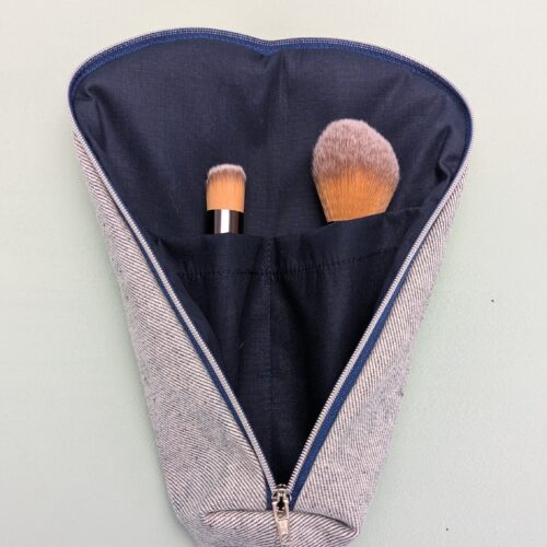 Pinseltasche denim raw light
